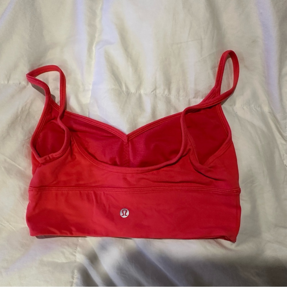 lululemon athletica hot pink Sports Bra